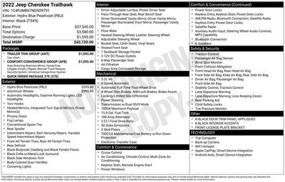 2022 Jeep Cherokee Trailhawk