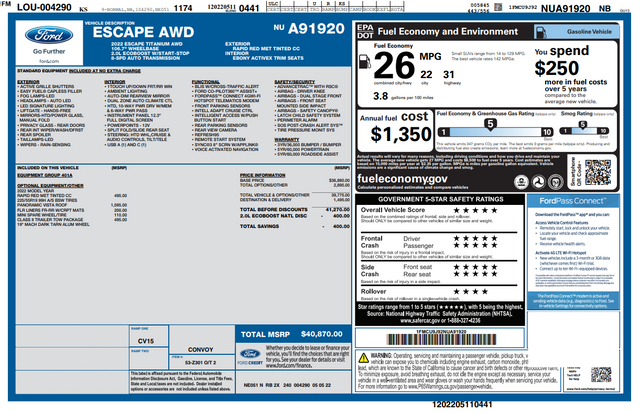 2022 Ford Escape Titanium - Photo 32