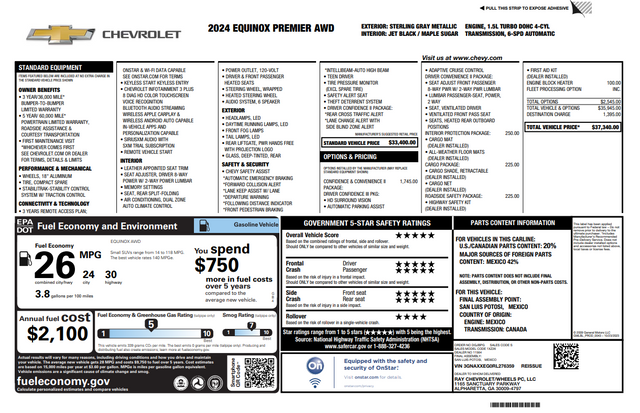 2024 Chevrolet Equinox Premier AWD