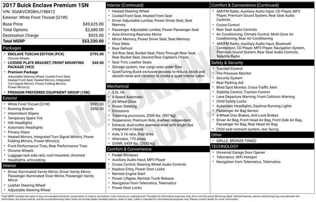 2017 Buick Enclave Premium Group