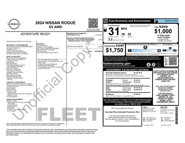 2024 Nissan Rogue SV