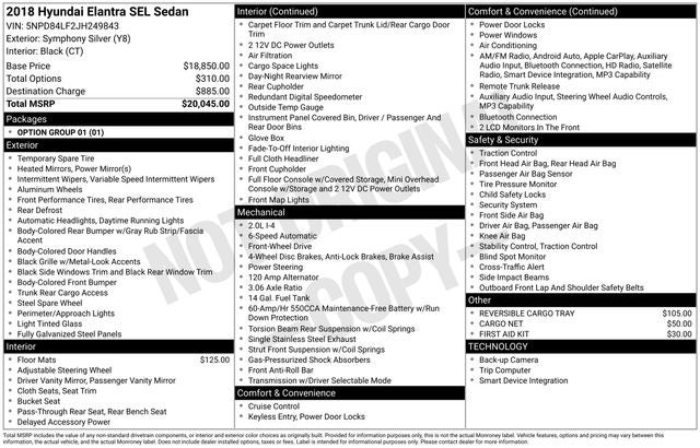 2018 Hyundai Elantra SEL