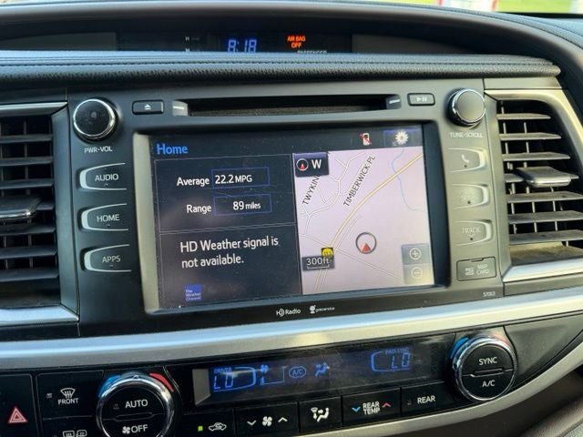 2015 Toyota Highlander XLE V6