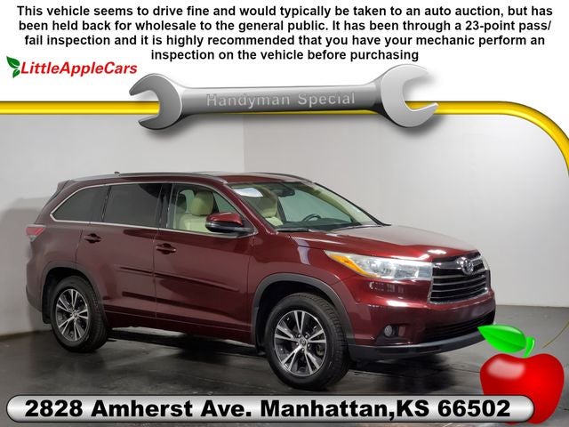 2016 Toyota Highlander XLE V6