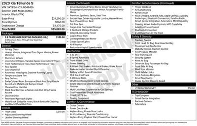 2020 Kia Telluride S