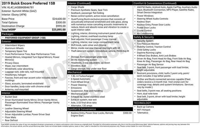 2019 Buick Encore Preferred